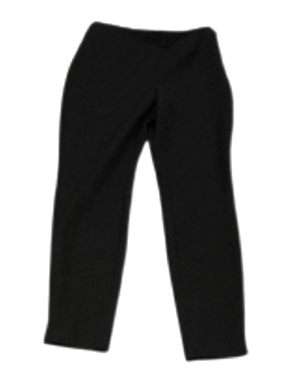 WHBM White House Black Market The Skinny Side Zip Black Ankle Pants w/Side Slits